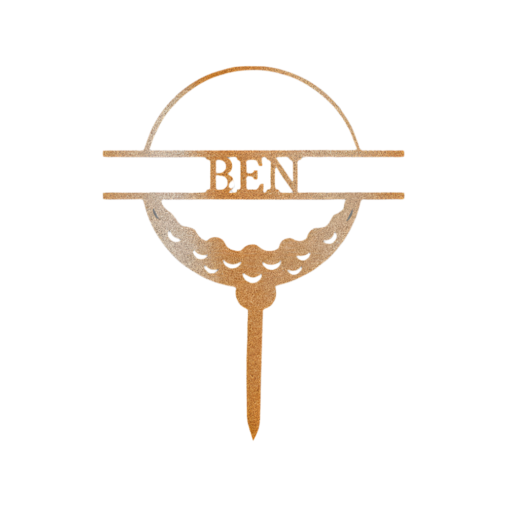 Golf | Golf Ball | Personalized | Name | Steel Sign | Metal Art