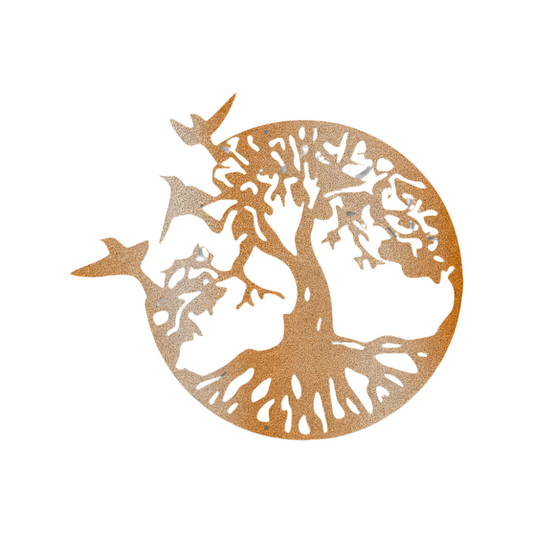 Take Flight Tree | Steel Sign | Metal Art | Pets & Animals