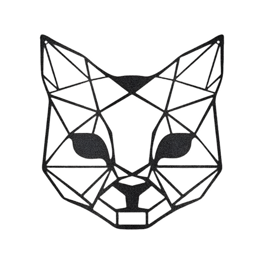 Minimalistic Cat | Steel Sign | Metal Art | Animals