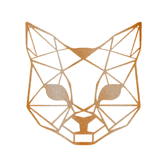 Minimalistic Cat | Steel Sign | Metal Art | Animals