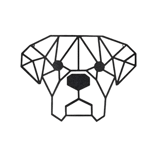 Minimalistic Dog | Steel Sign | Metal Art | Pets & Animals