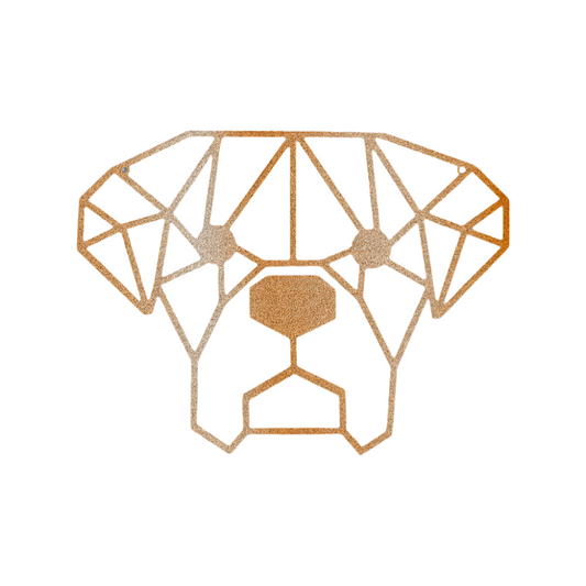 Minimalistic Dog | Steel Sign | Metal Art | Pets & Animals