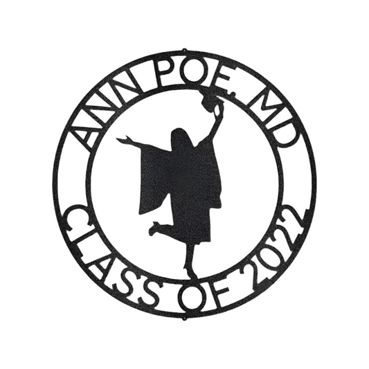Steel | Metal Sign | Graduation | Personalized Design | Name + Class of | Custom Message