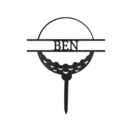 Golf | Golf Ball | Personalized | Name | Steel Sign | Metal Art