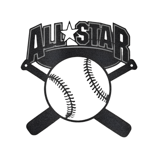 Sports | Baseball | All-Star | Steel Sign | Metal Art