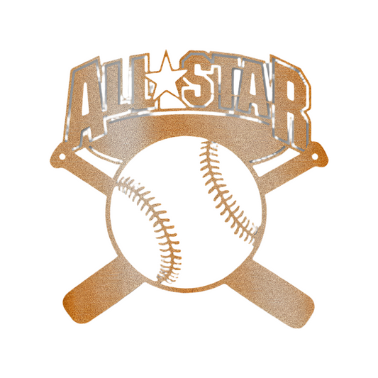 Sports | Baseball | All-Star | Steel Sign | Metal Art